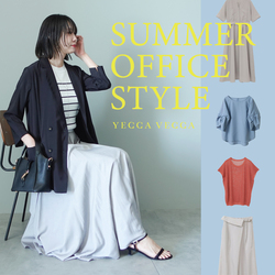 接触冷感】COOLシャツテーラードジャケット/YECCA VECCA（イェッカ