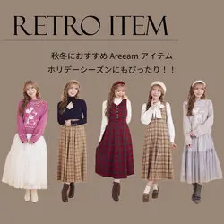 Disney　Areeam　アリーム ミッキー　チェックジャンパースカート ミッキー/チェックジャンパースカート/Areeam（アリーム）のジャンパー