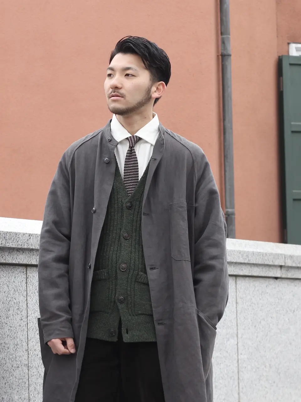 過去の名作》ARCHITECT COAT - LINEN NIDOM