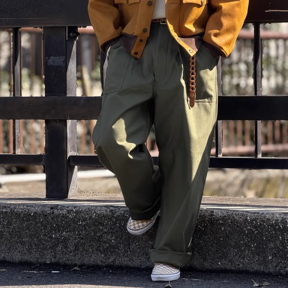 ナイジェルケーボンの新型軍パン》MECHANIC PANT MIX