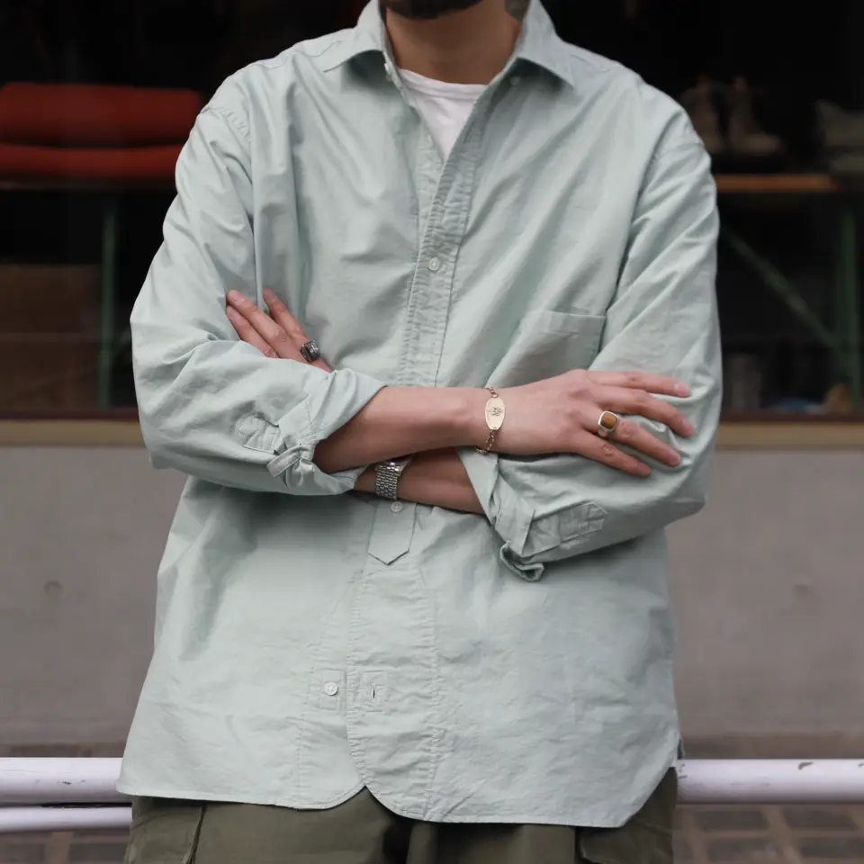 春夏に着たいオックスフォードシャツ》BRITISH OFFICERS SHIRT - TYPE2 OX