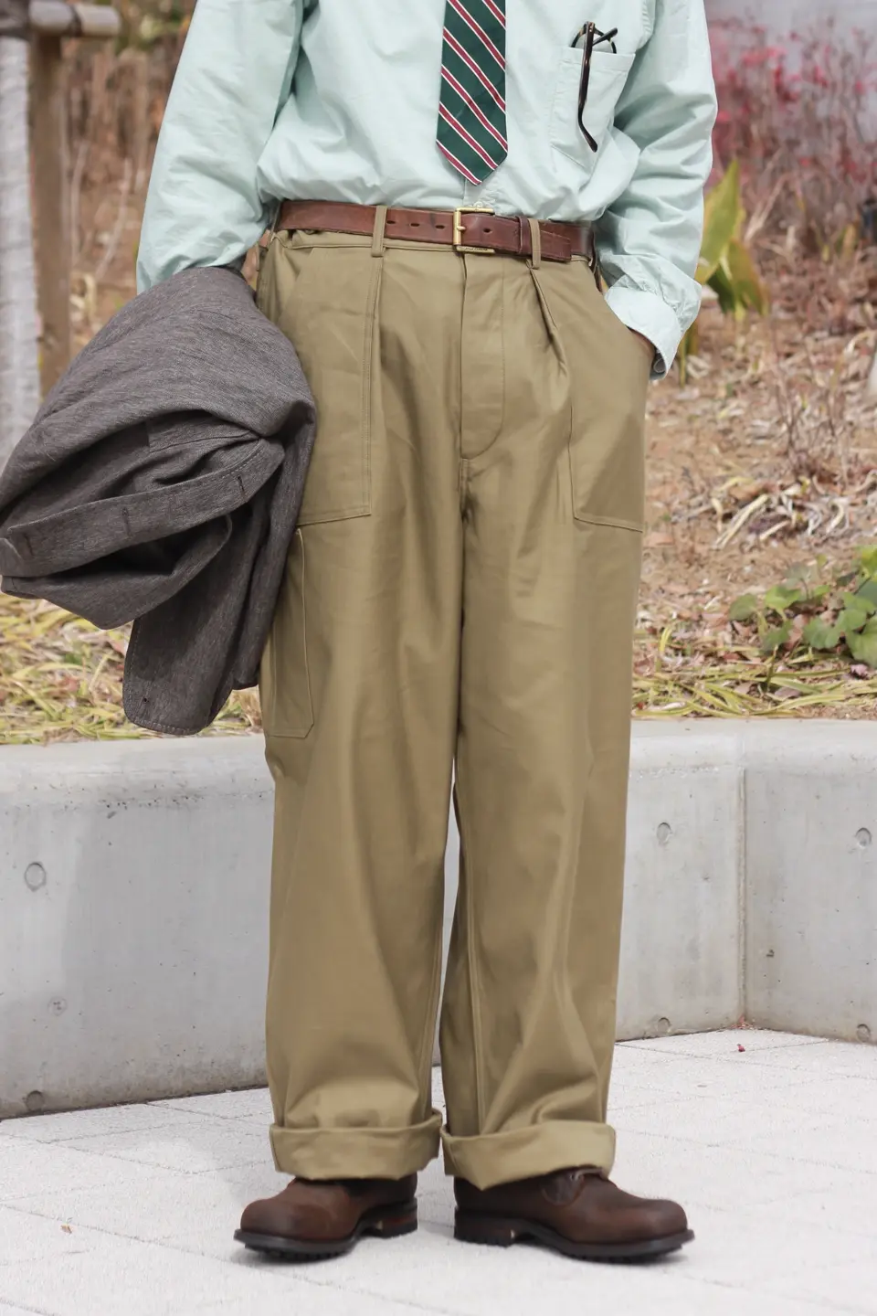 ナイジェルケーボンの新型軍パン》MECHANIC PANT MIX