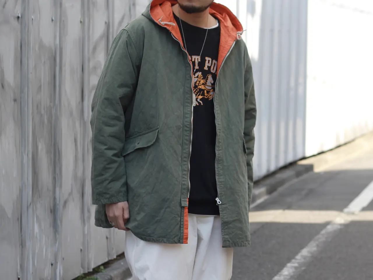 リバーシブルで楽しめるミリタリーコート》QUILTING DECK COAT RIPSTOP