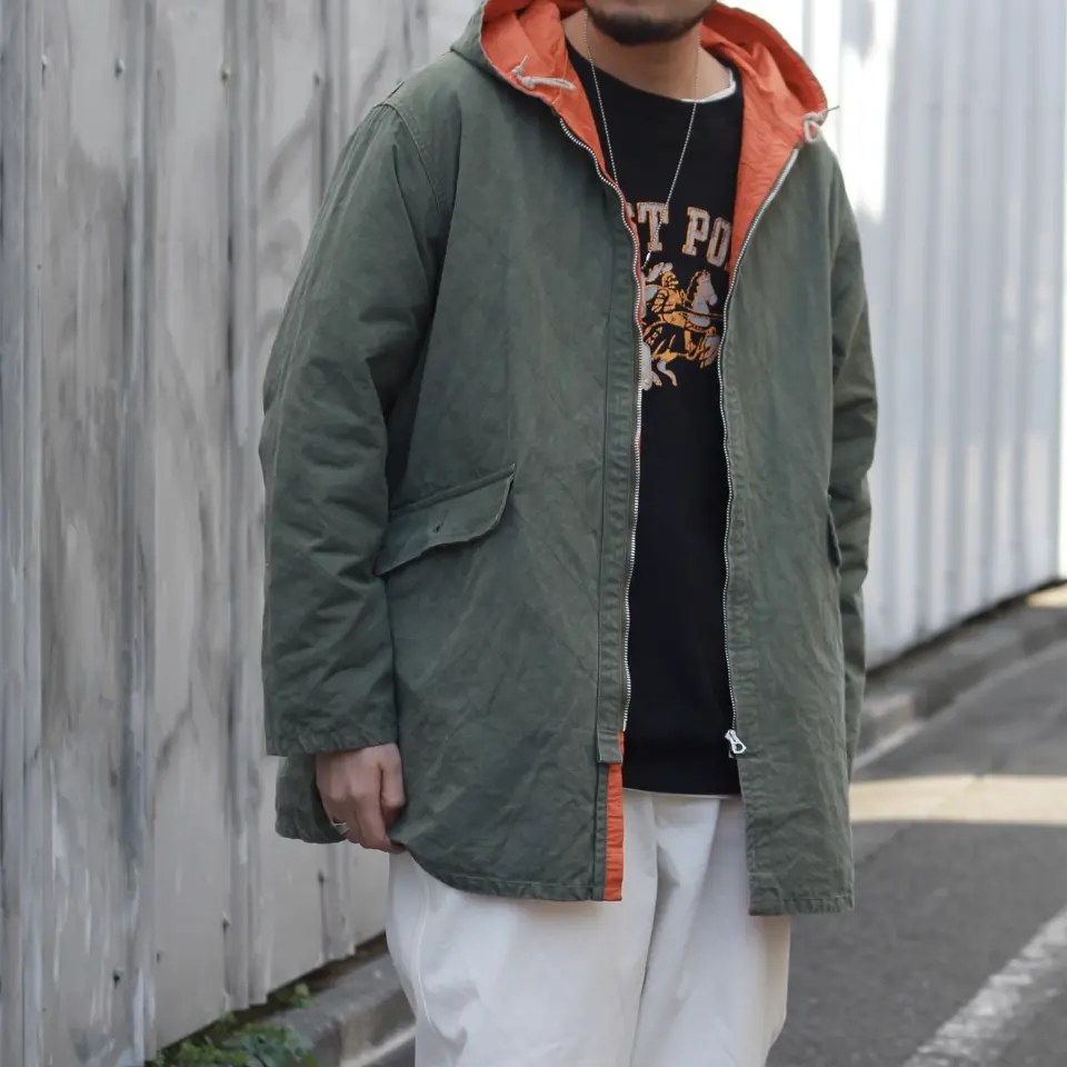 リバーシブルで楽しめるミリタリーコート》QUILTING DECK COAT RIPSTOP