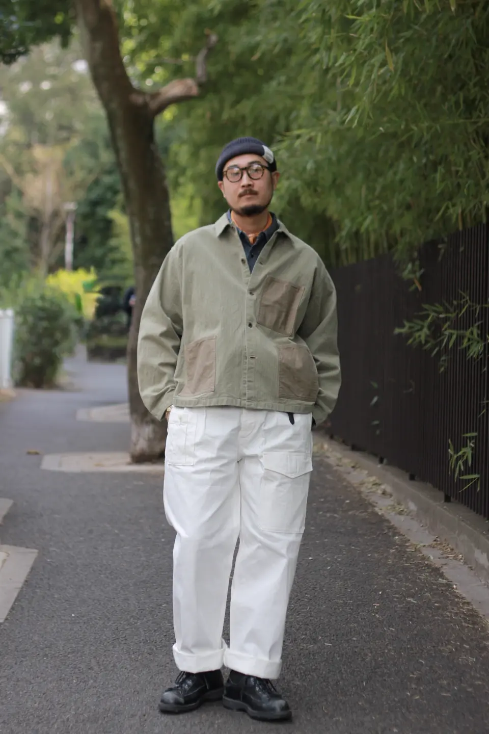 迫力のあるホワイトデニム》BRITISH ARMY PANT - WHITE DENIM