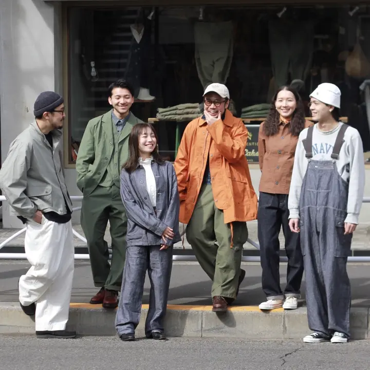 26SS ナイジェルケーボン ネイヴァルダンガリー - リネンデニム サイズ50 ナイジェル・ケーボン】UNISEX / ネイヴァルダンガリー - リネンデニム