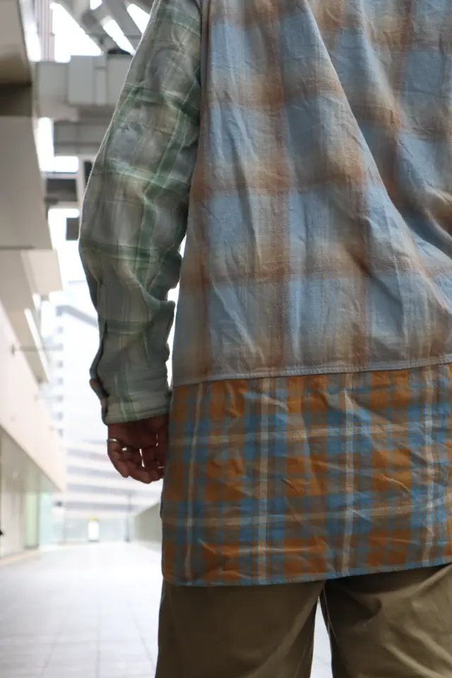 最高のクレイジーパターン》GRANDPA SHIRT - CRAZY PATTERN