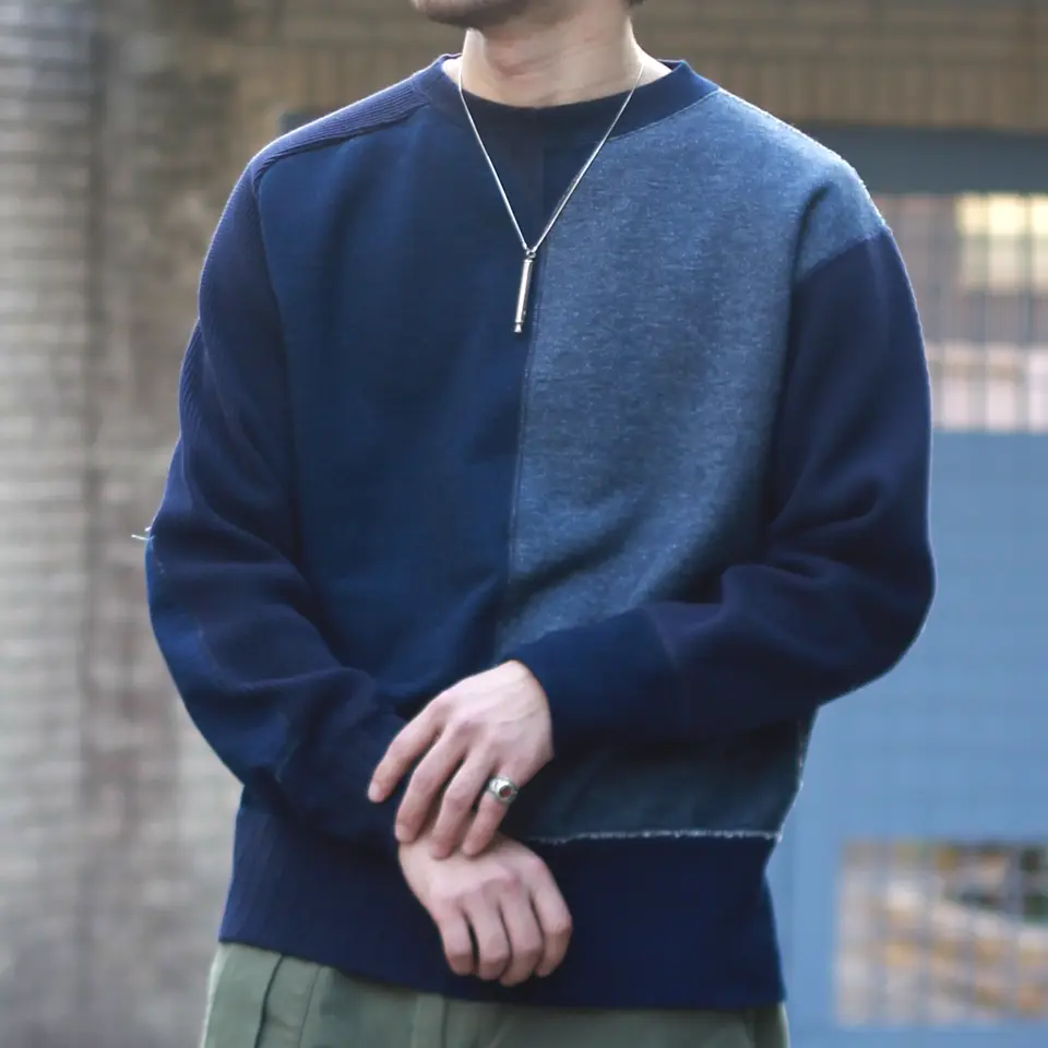 英国スウェット》ARMY CREW JERSEY MIX - CRAZY