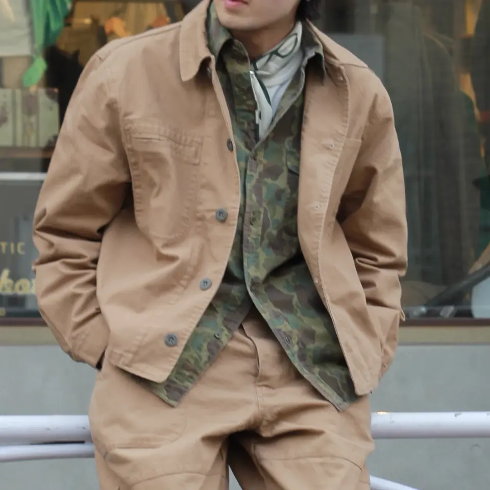 着込むほどに深まるLYBRO》JK02-01 SHORT ANGLED JACKET - DUCK CANVAS
