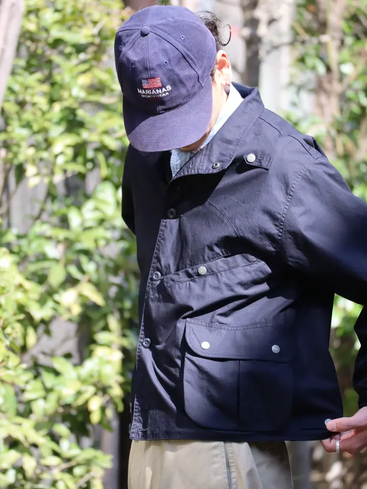 春先に羽織りたい》FISHING JACKET - TECH COTTON