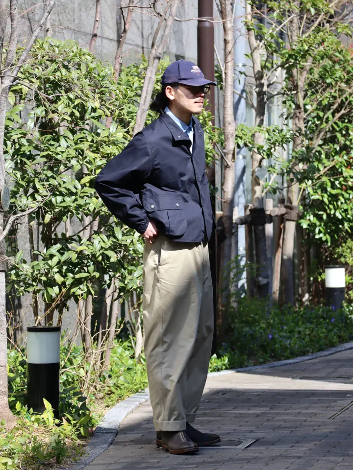 春先に羽織りたい》FISHING JACKET - TECH COTTON