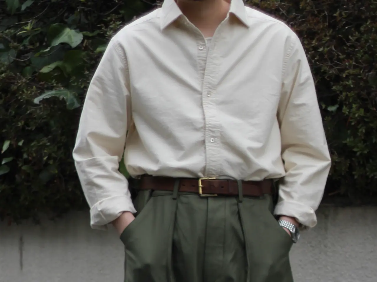 定番にして最高峰のオックスフォードシャツ》BRITISH OFFICERS SHIRT