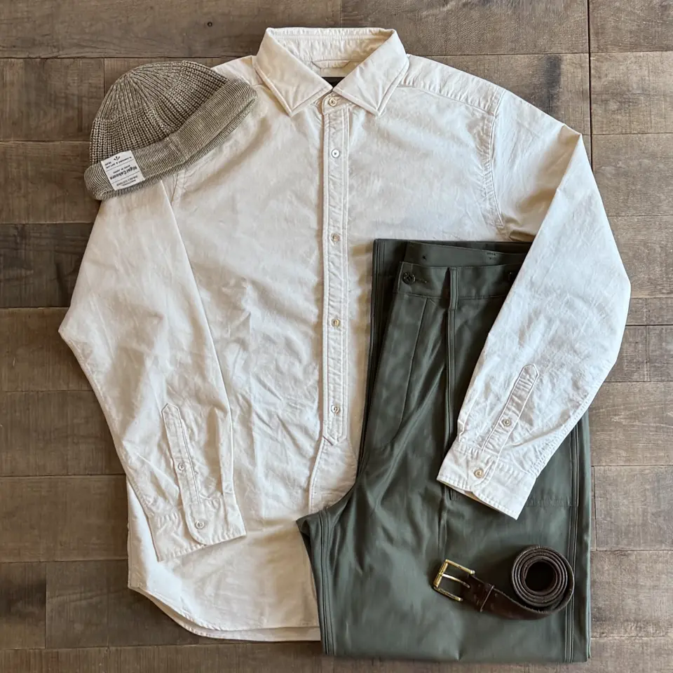 定番にして最高峰のオックスフォードシャツ》BRITISH OFFICERS SHIRT