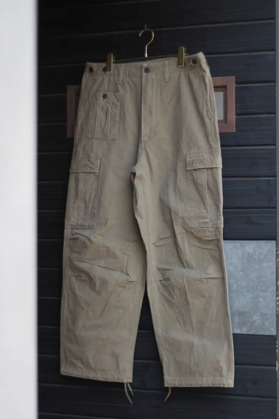 ナイジェルケーボンの白い軍パン》ARMY CARGO PANT - RIPSTOP PIGMENT