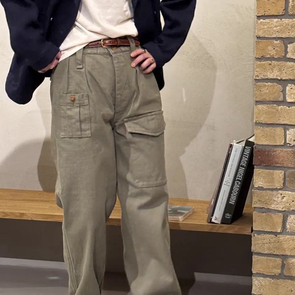 STONE  DENIMS archive ドイツ軍 カーゴパンツ DEAD STOCK】80s～90s GERMAN ARMY CARGO PANTS 
