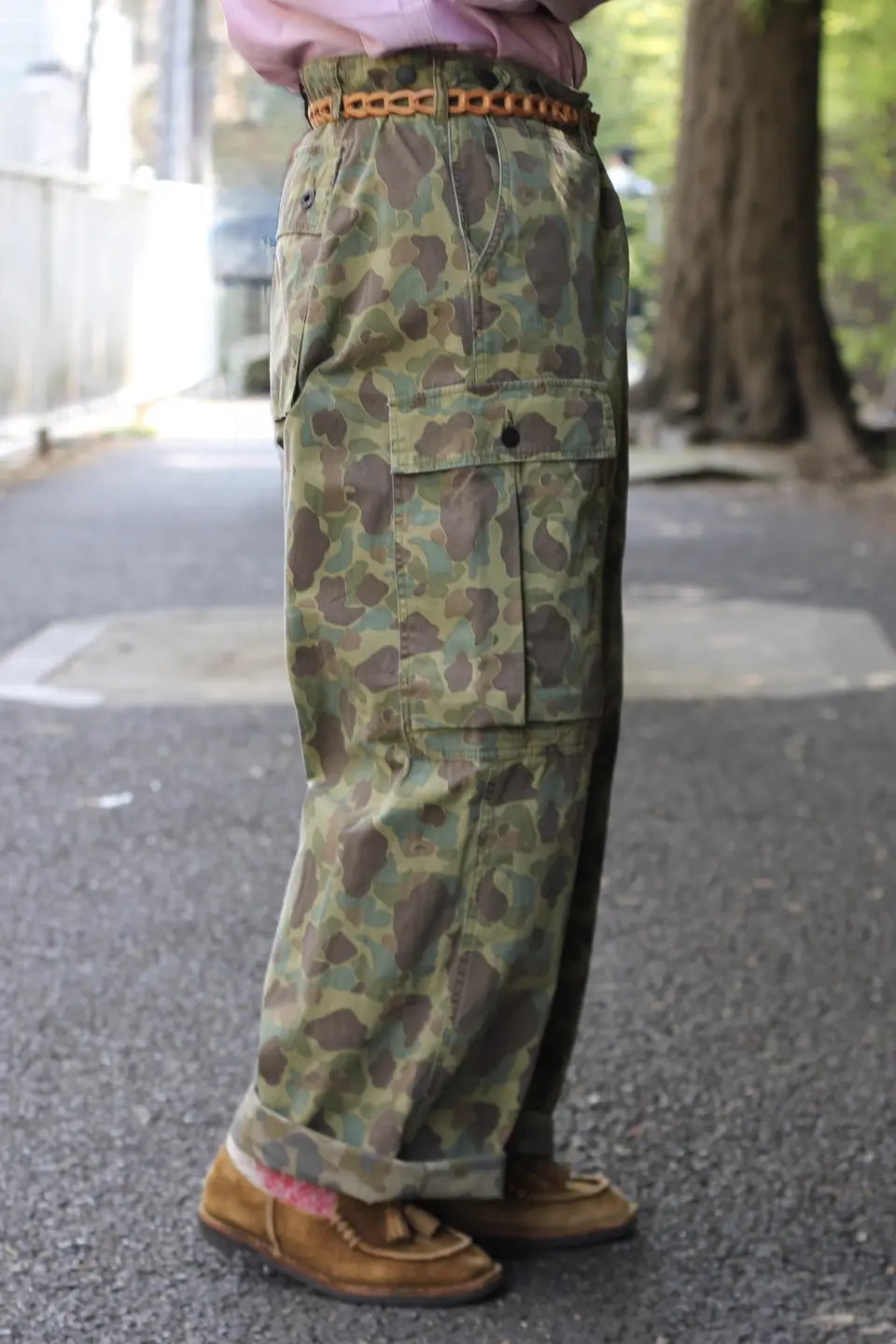 This season's must-have military pants》 40s MONKEY PANT MIX