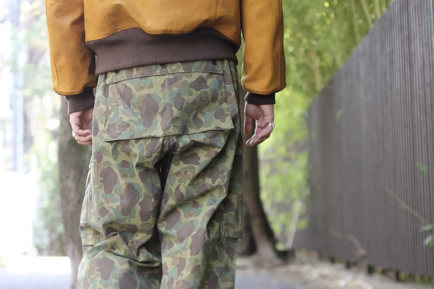 This season's must-have military pants》 40s MONKEY PANT MIX