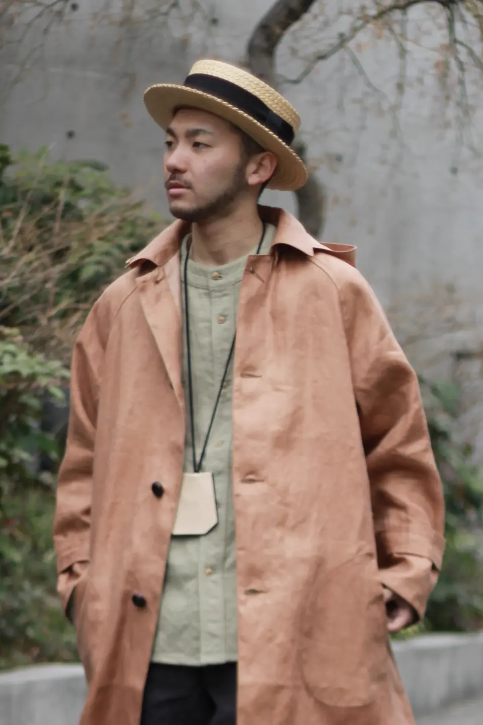 時を重ねて完成する、柿渋染めの魅力》KAKISHIBU LINEN