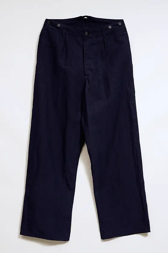ツボを突かれた》30s FRENCH WORK PANT - LINEN NIDOM