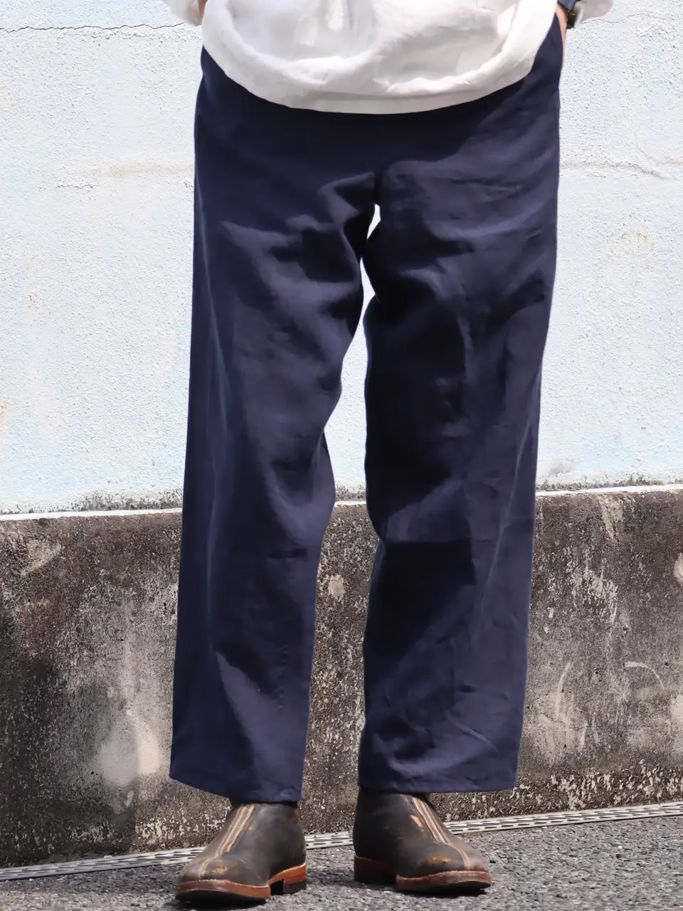ツボを突かれた》30s FRENCH WORK PANT - LINEN NIDOM