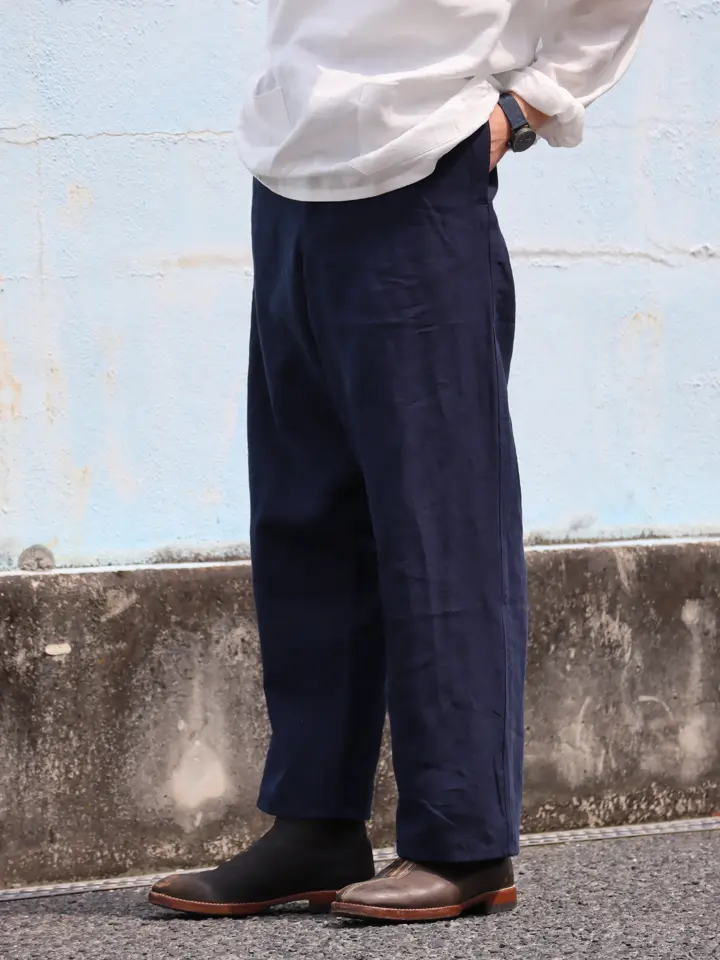ツボを突かれた》30s FRENCH WORK PANT - LINEN NIDOM