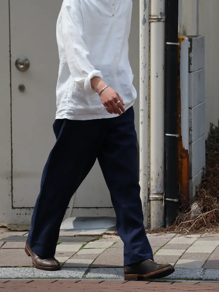 ツボを突かれた》30s FRENCH WORK PANT - LINEN NIDOM