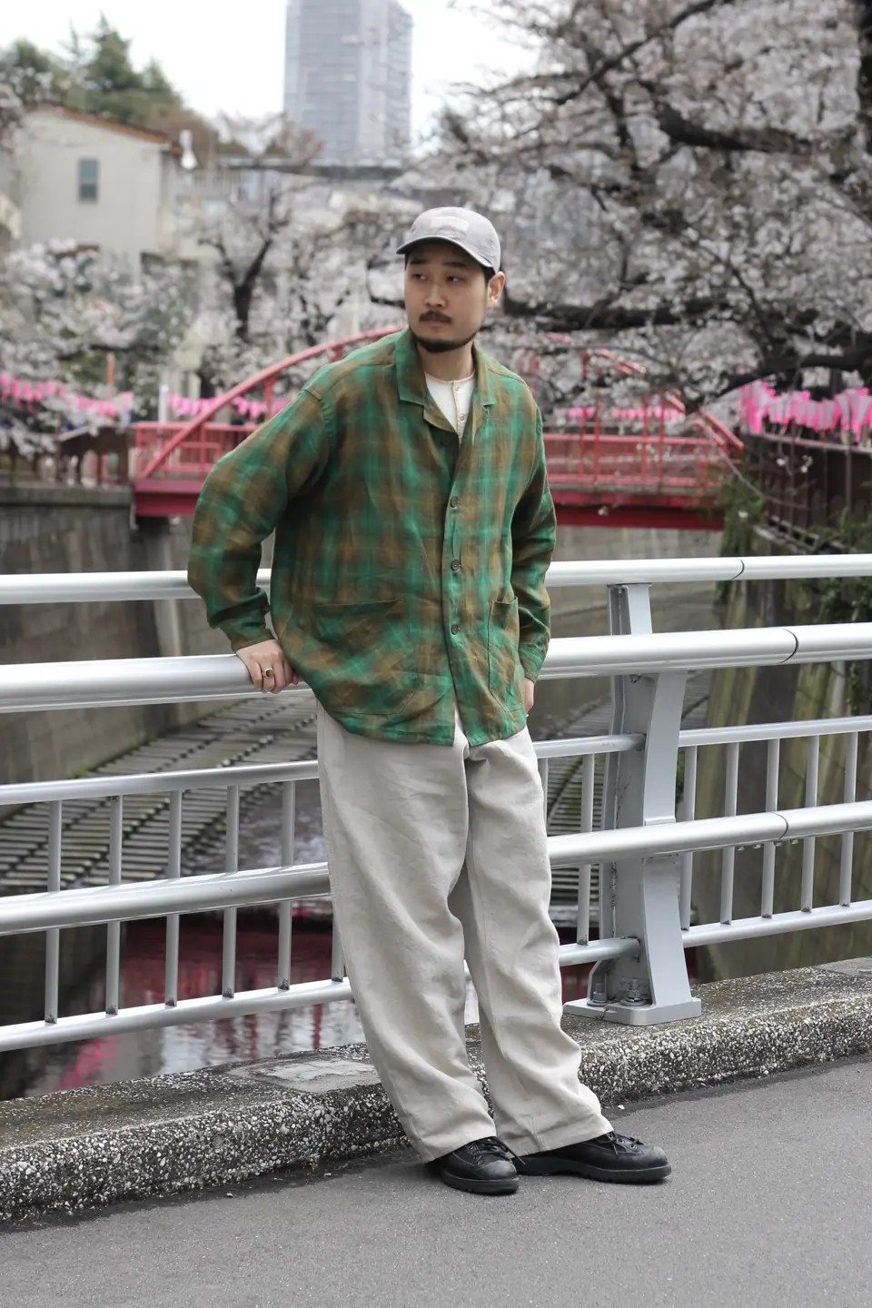 00s archive linen Napoléon jacket グランジ ナイジェルケーボンのリネンセットアップ》FRENCH CHORE JACKET LINEN