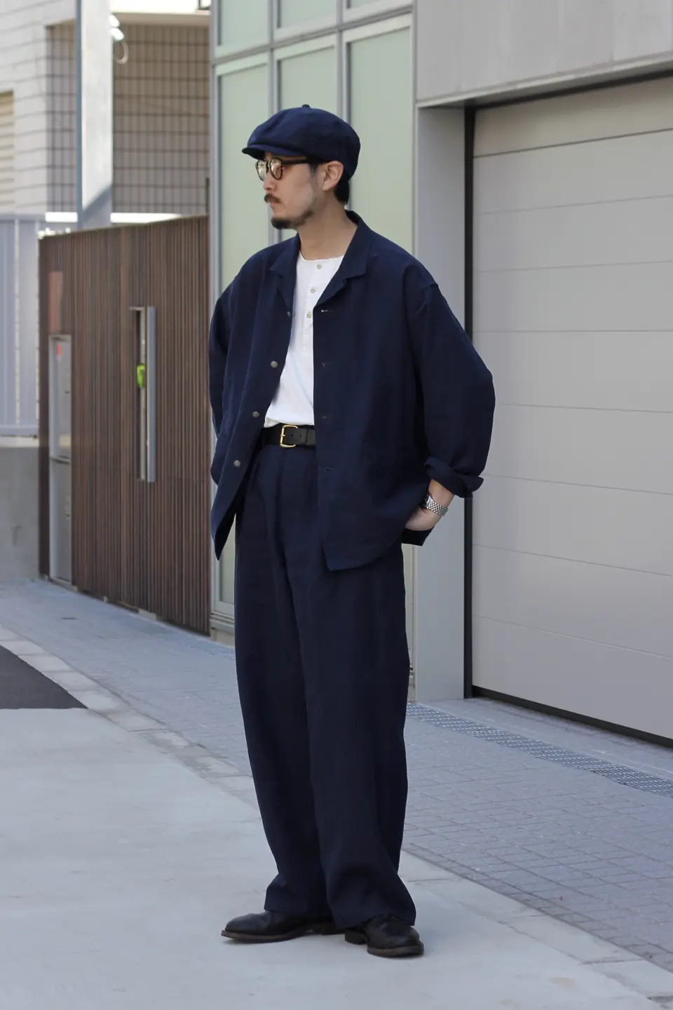 ナイジェルケーボンのリネンセットアップ》FRENCH CHORE JACKET LINEN