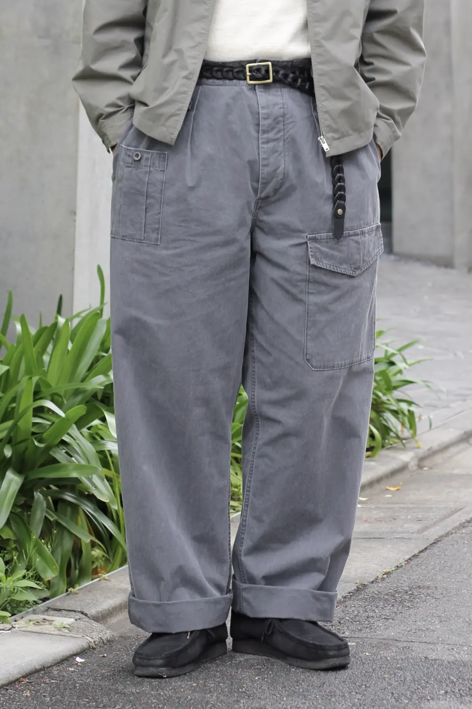 Highly crafted military pants》 BRITISH ARMY PANT - PIGMENT DYE