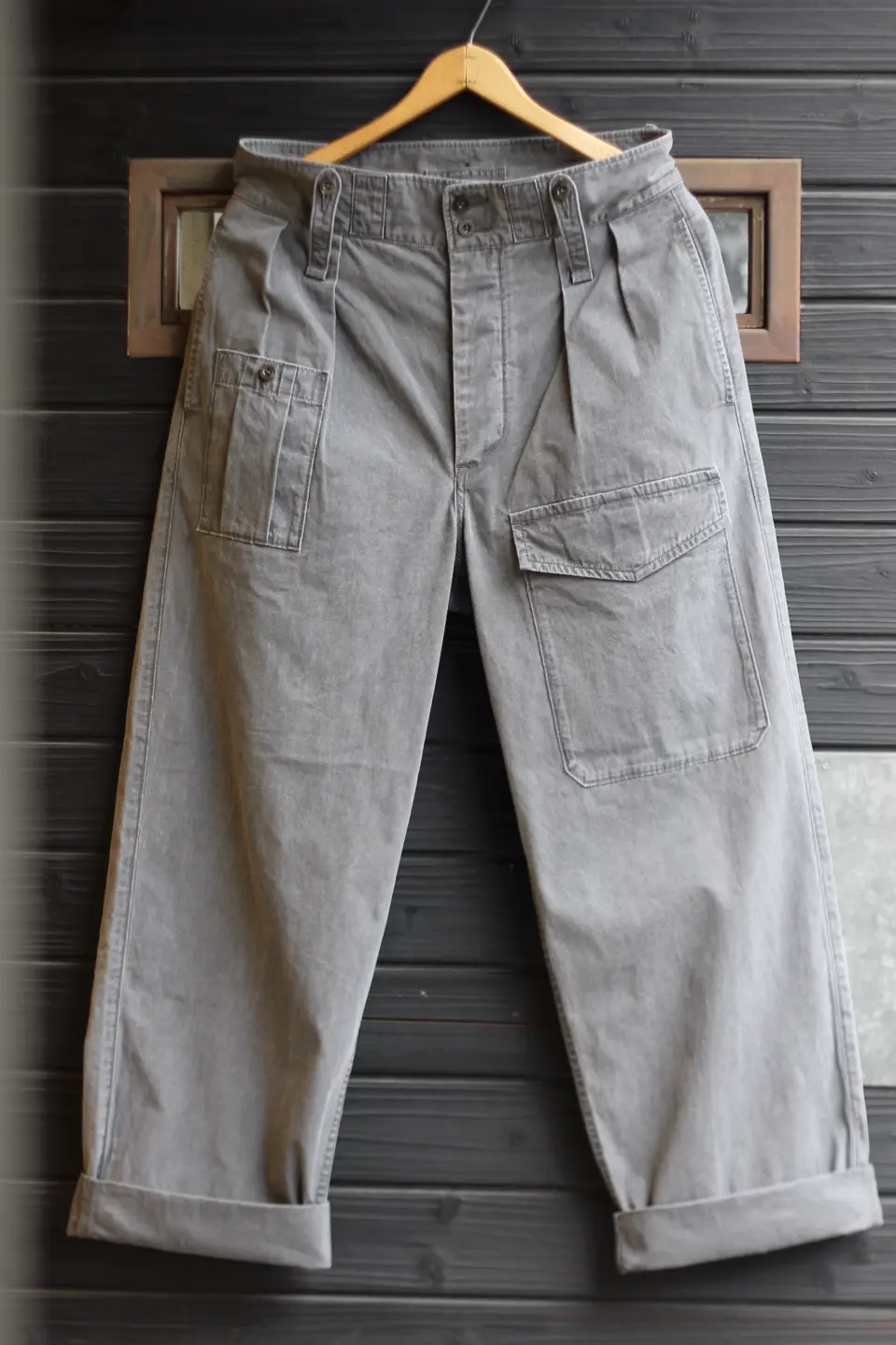 作り込まれた軍パン》BRITISH ARMY PANT - PIGMENT DYE