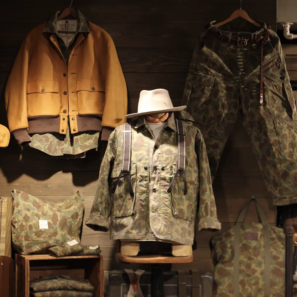 圧巻のダックハンターカモシリーズ》40s USMC JACKET MIX - DUCK HUNTER