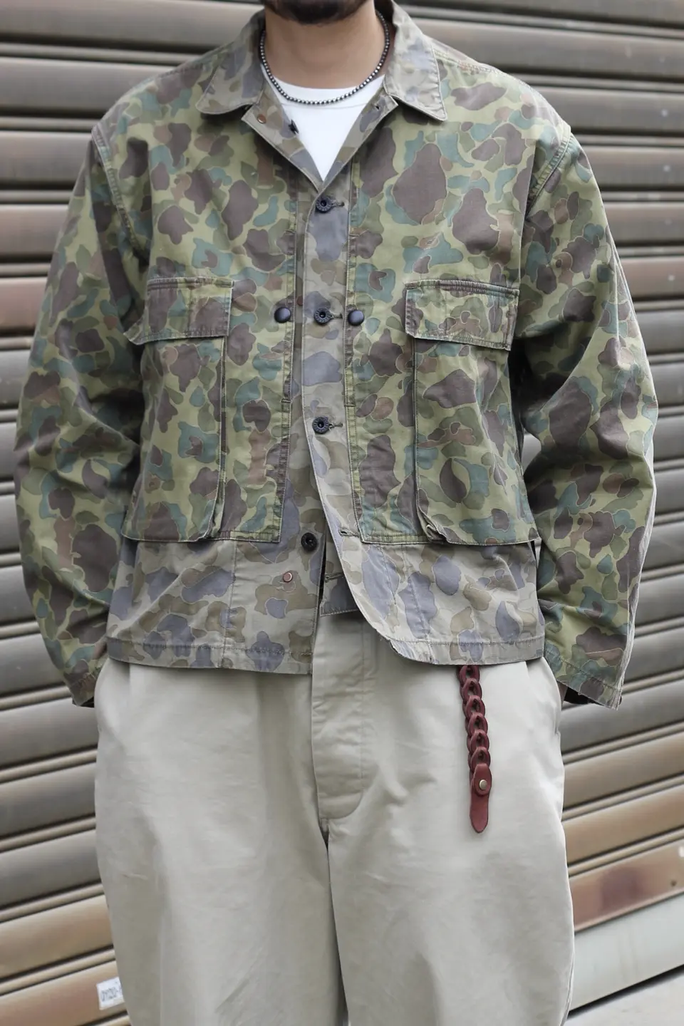 圧巻のダックハンターカモシリーズ》40s USMC JACKET MIX - DUCK HUNTER