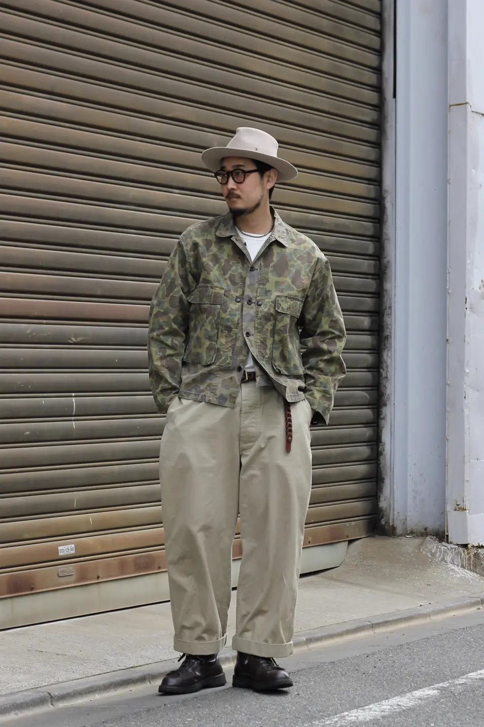 圧巻のダックハンターカモシリーズ》40s USMC JACKET MIX - DUCK HUNTER