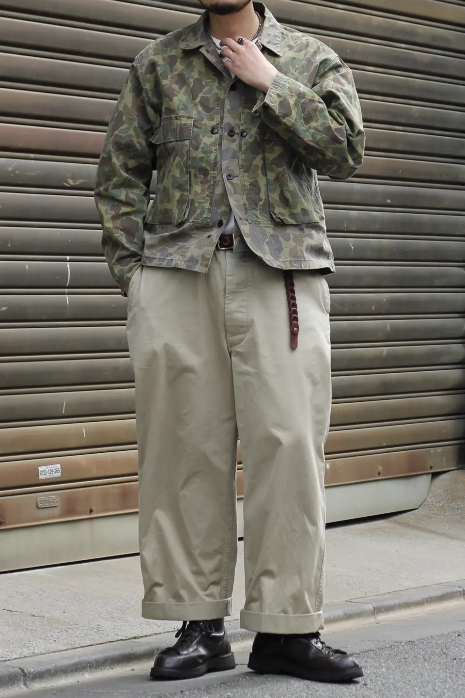 圧巻のダックハンターカモシリーズ》40s USMC JACKET MIX - DUCK HUNTER
