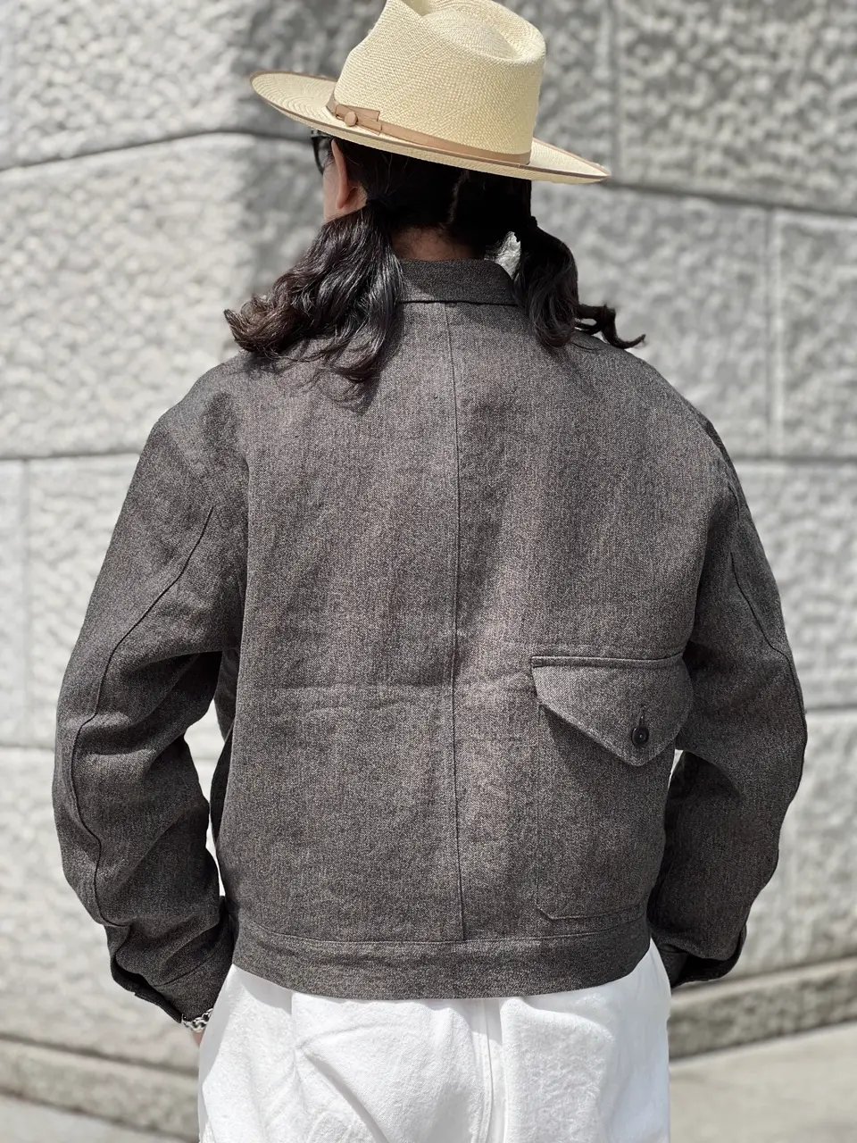 FRENCH WORK JACKET MIX BLACK CHAMBRAY – Nigel Cabourn