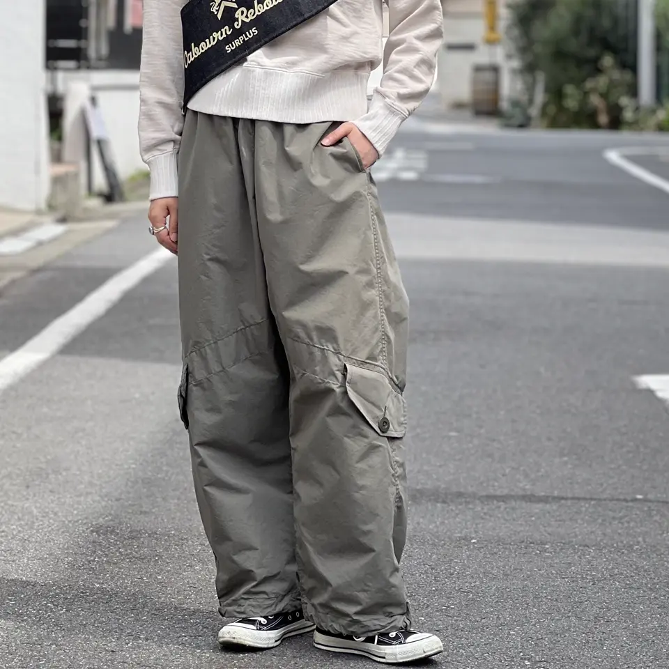 究極のリラックス・ミリタリー》50s RAF PANT MIX - COTTON NYLON WEATHER