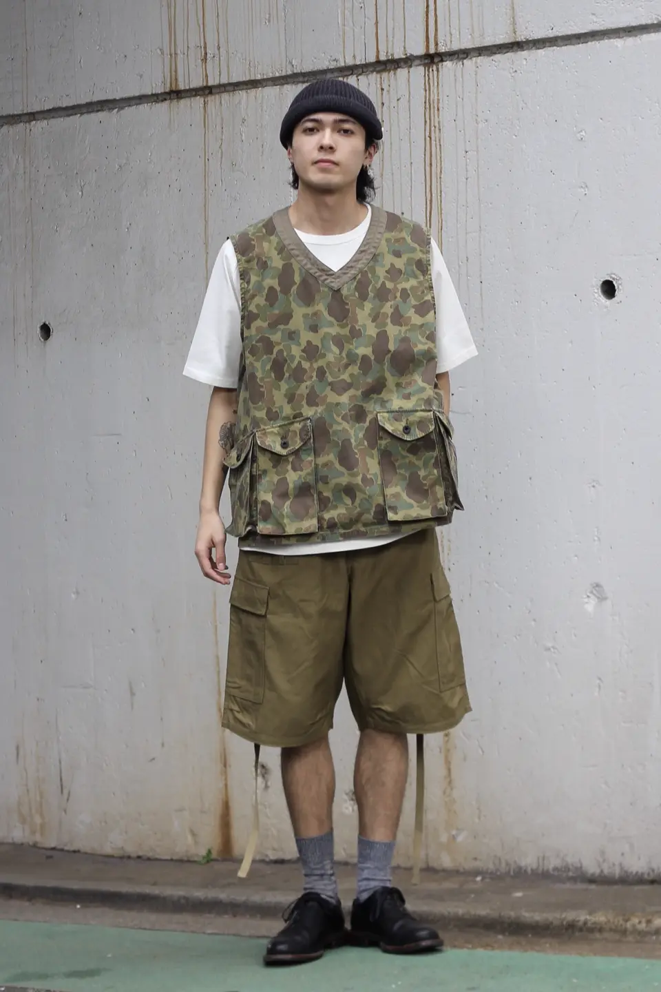 名作の軍パンショーツ》ARMY CARGO SHORT