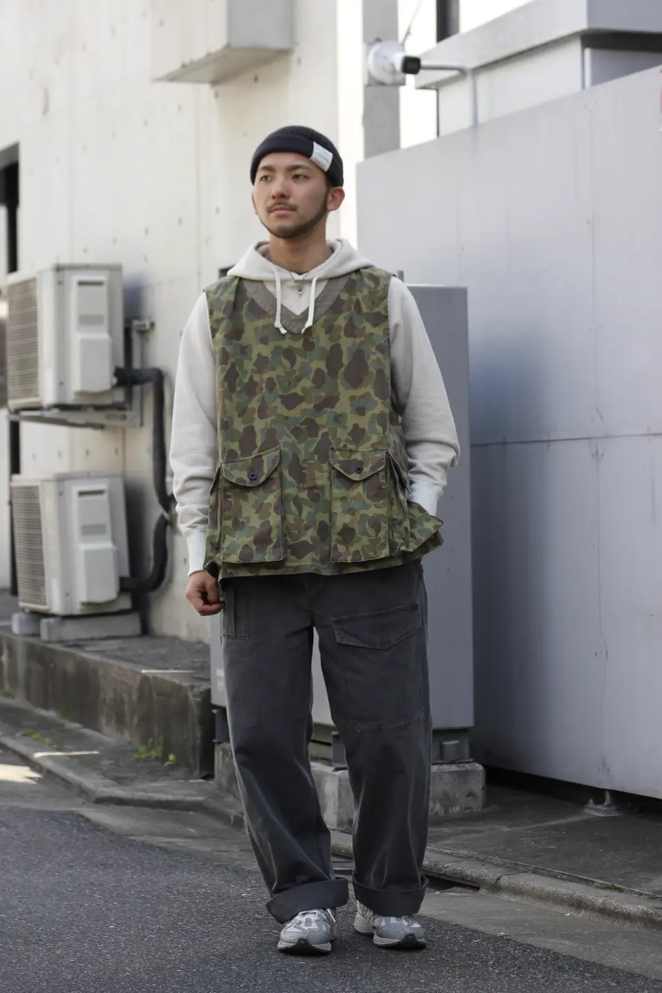 汎用性抜群のベスト》PULLOVER FISHING VEST - DUCK HUNTER CAMO