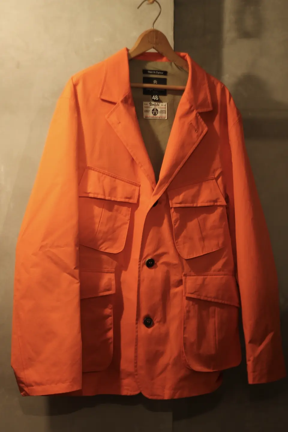 最高峰のVENTILE®で仕立てたミリタリージャケット》UTILITY JACKET
