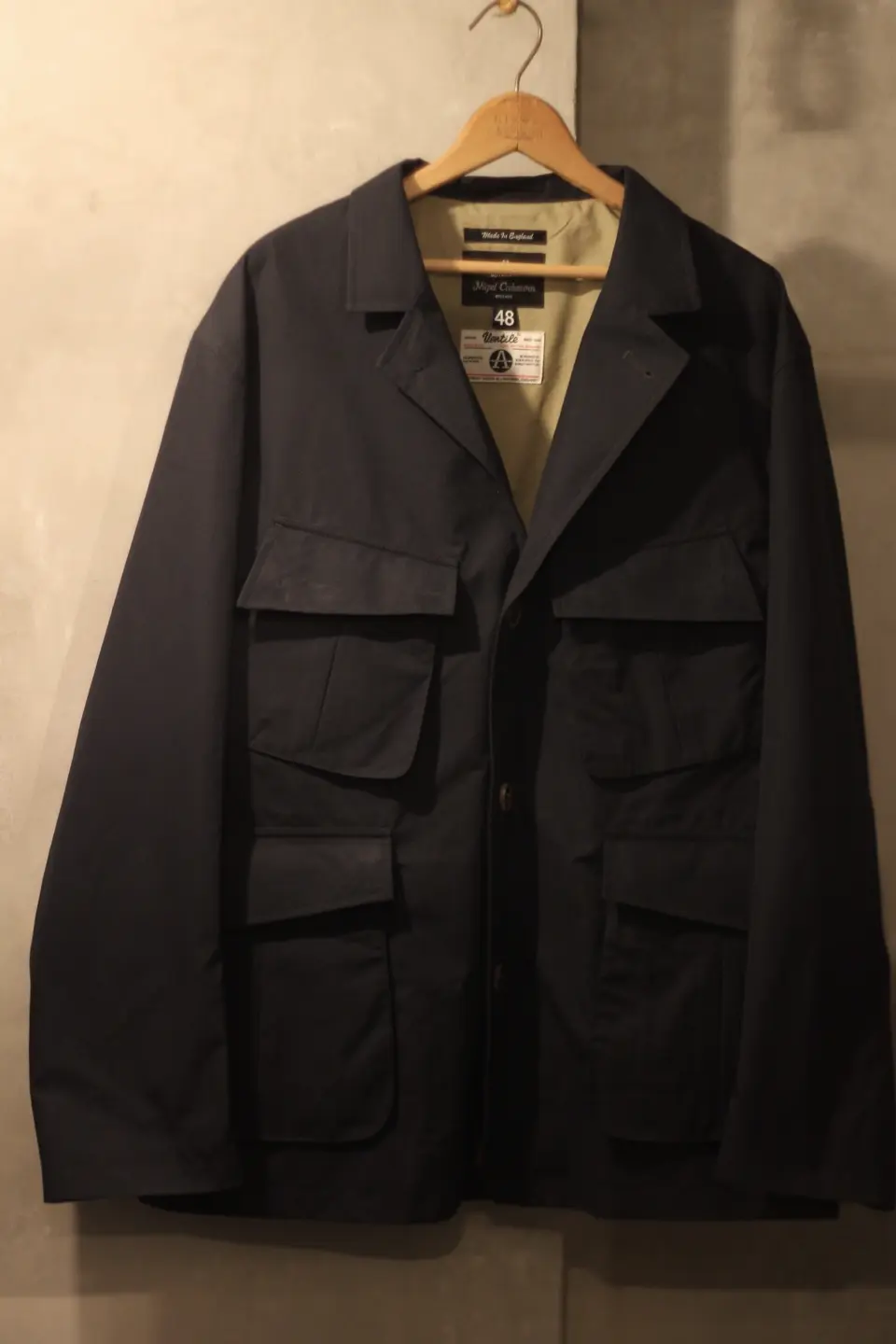 最高峰のVENTILE®で仕立てたミリタリージャケット》UTILITY JACKET
