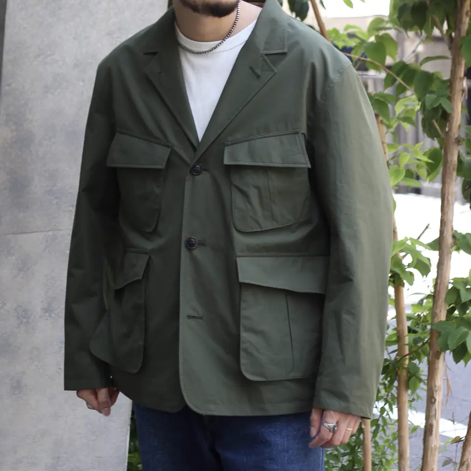 最高峰のVENTILE®で仕立てたミリタリージャケット》UTILITY JACKET