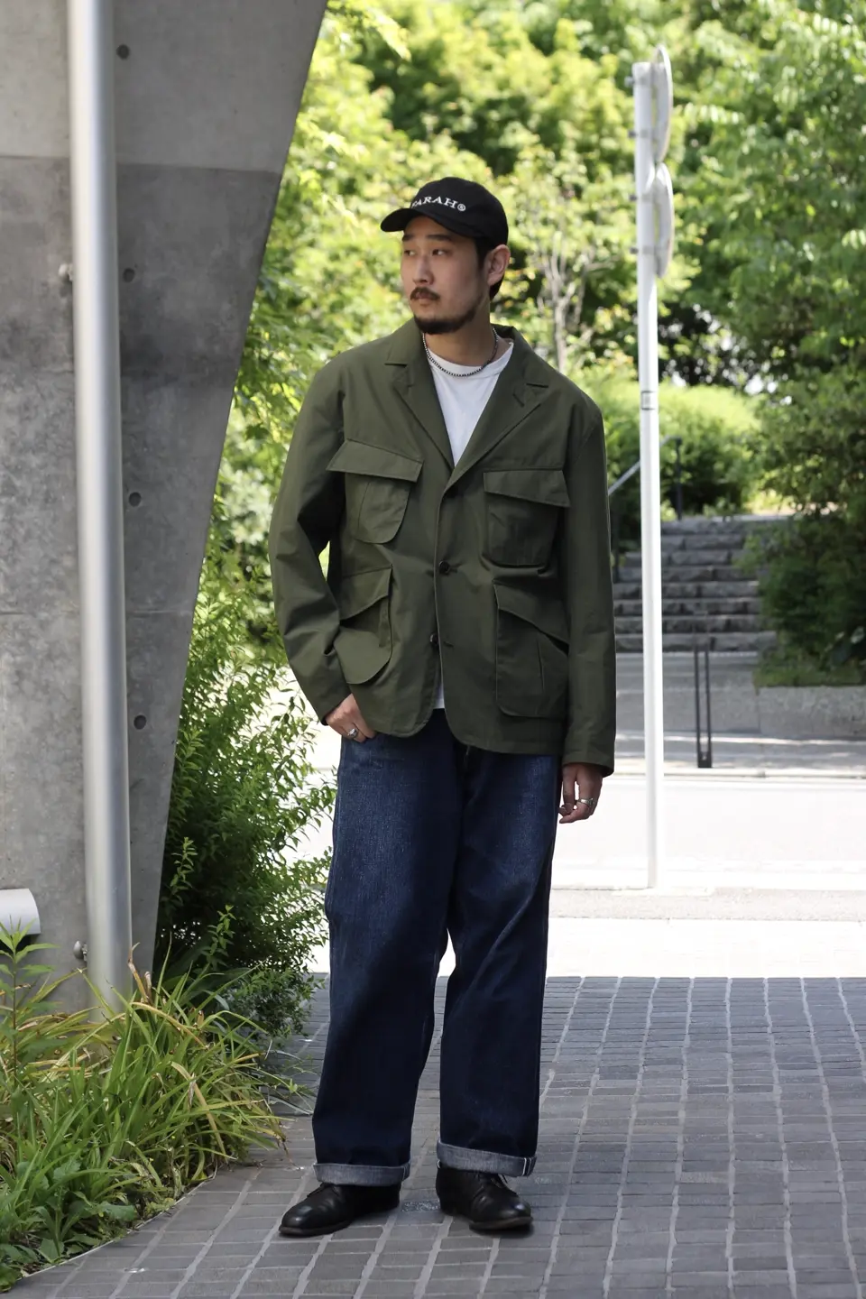 最高峰のVENTILE®で仕立てたミリタリージャケット》UTILITY JACKET