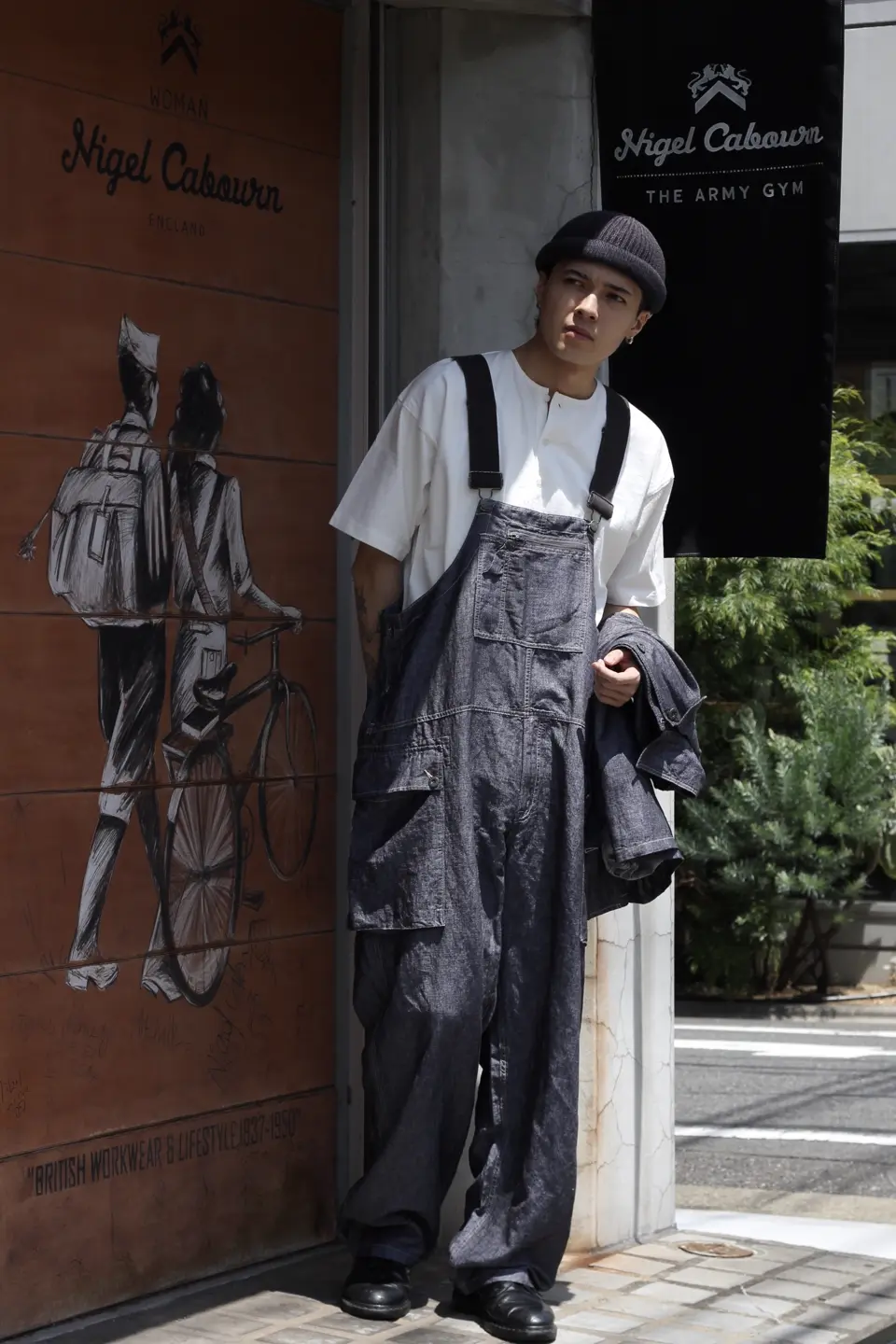 夏でも着れるデニムジャケット》CHORE JACKET - LINEN DENIM