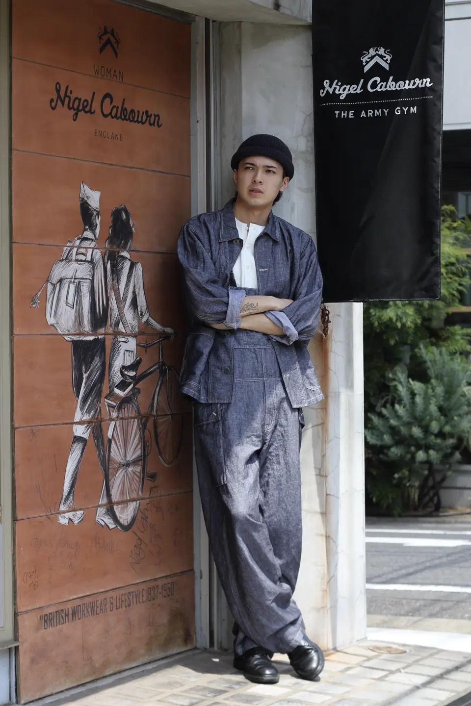 夏でも着れるデニムジャケット》CHORE JACKET - LINEN DENIM