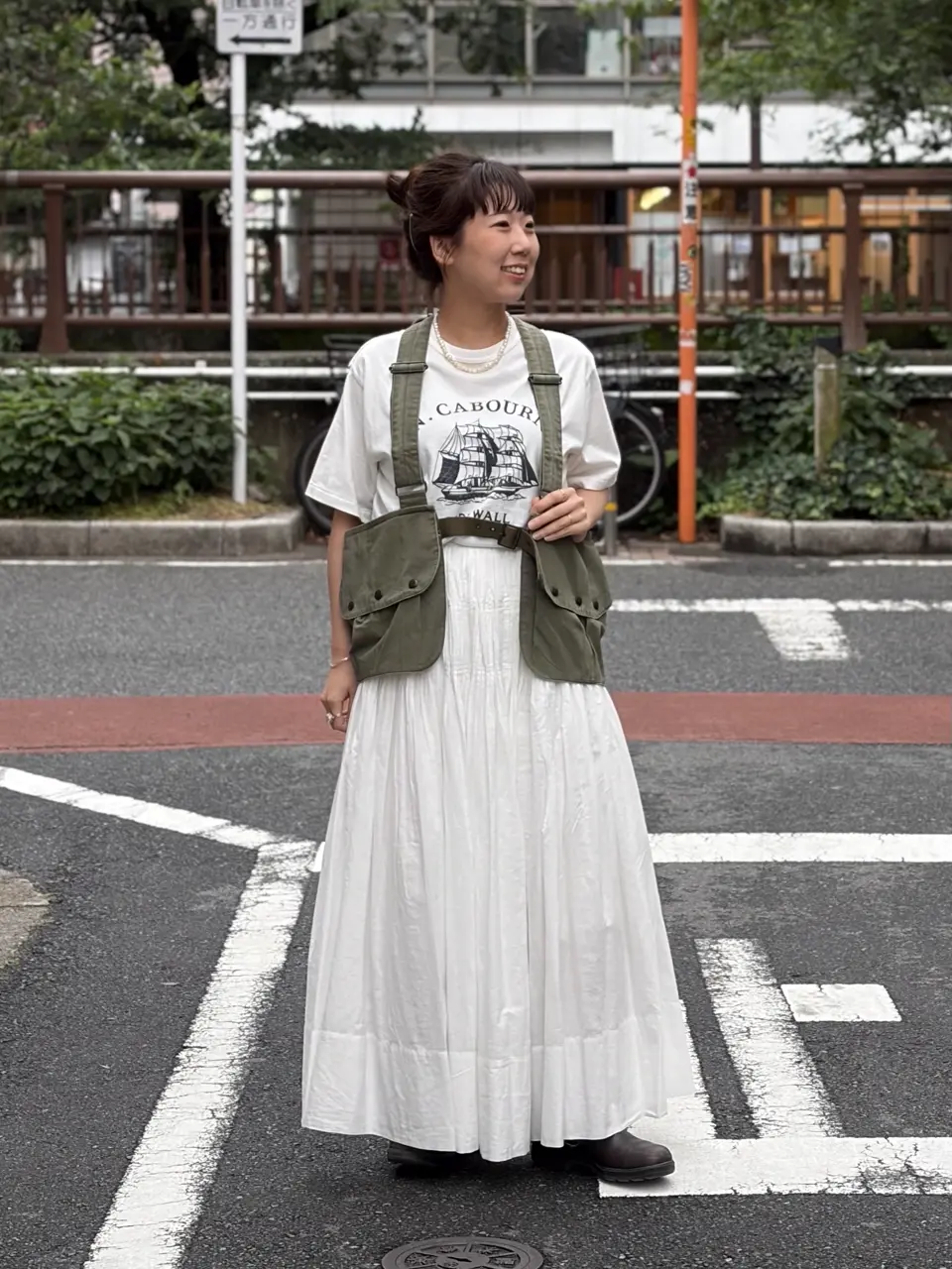 多機能なベスト》FISHING VEST PIGMENT DYE