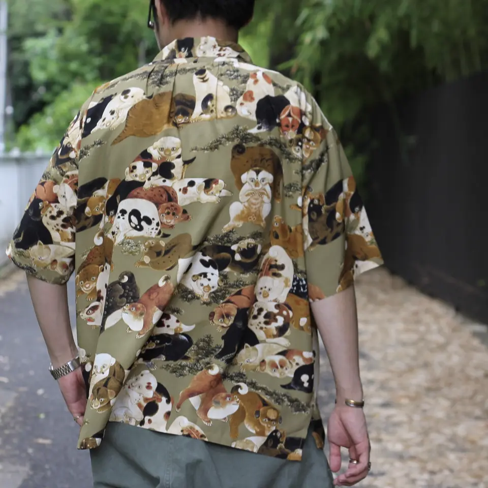 白虎の意匠を継ぐアロハシャツ 》ALOHA SHIRT - HYAKKENZU