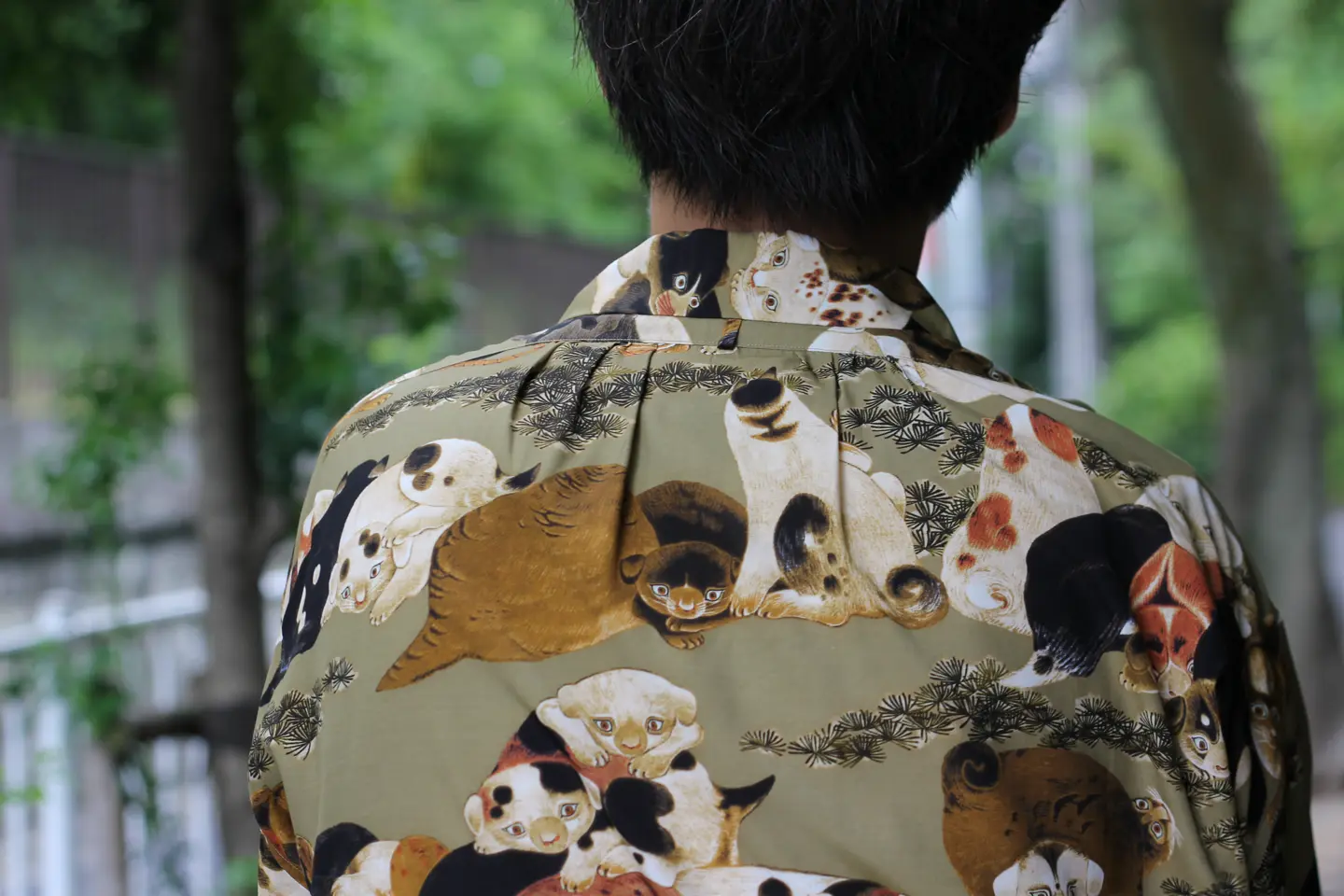 白虎の意匠を継ぐアロハシャツ 》ALOHA SHIRT - HYAKKENZU