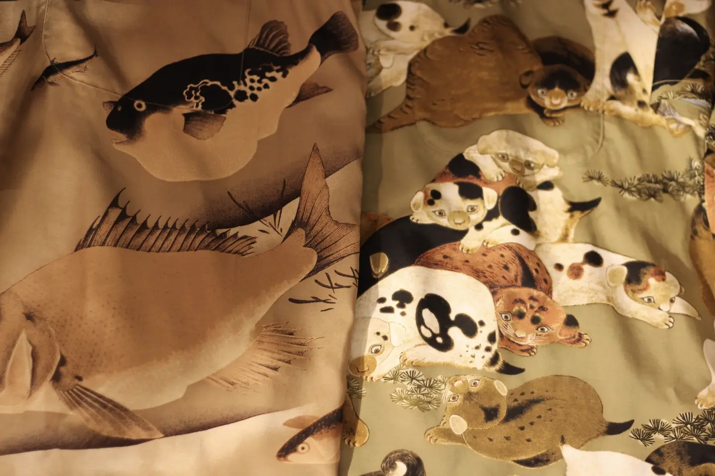 伊藤若冲が描く軍鶏図をアロハシャツに》ALOHA SHIRT - SHAMOZU