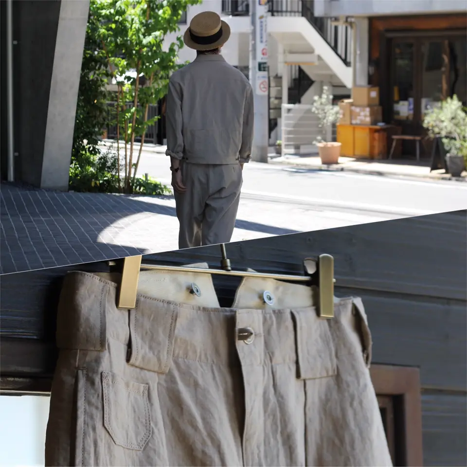 縮ませるという選択》FARMER LINEN