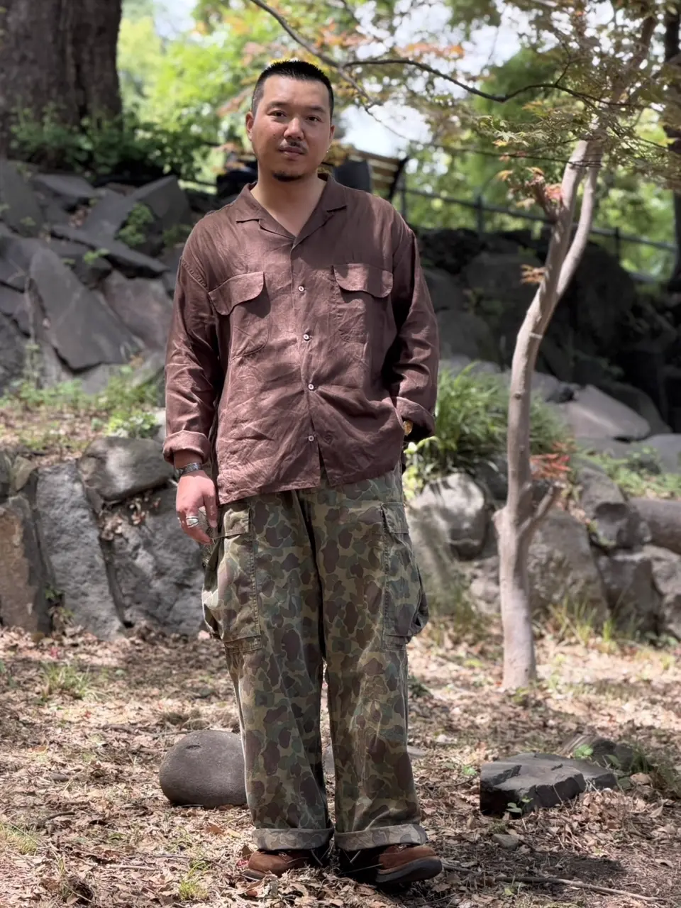 パンツ testes40 在庫集めました!!》40s MONKEY PANT - MIX DUCK HUNTER CAMO